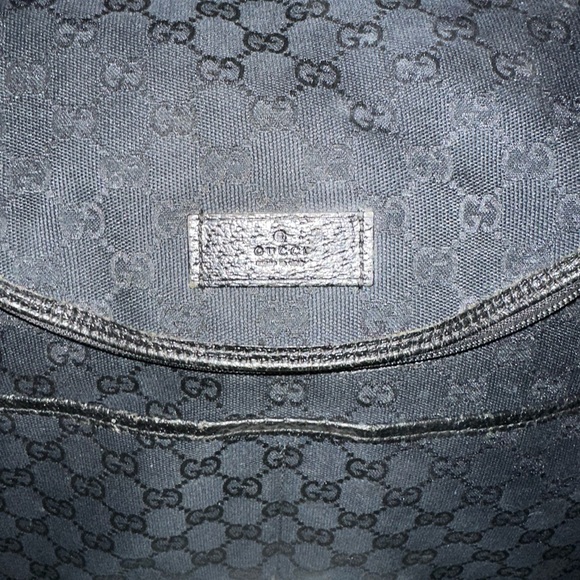 Authentic Gucci Canvas BlK diaper bag - Picture 2 of 8